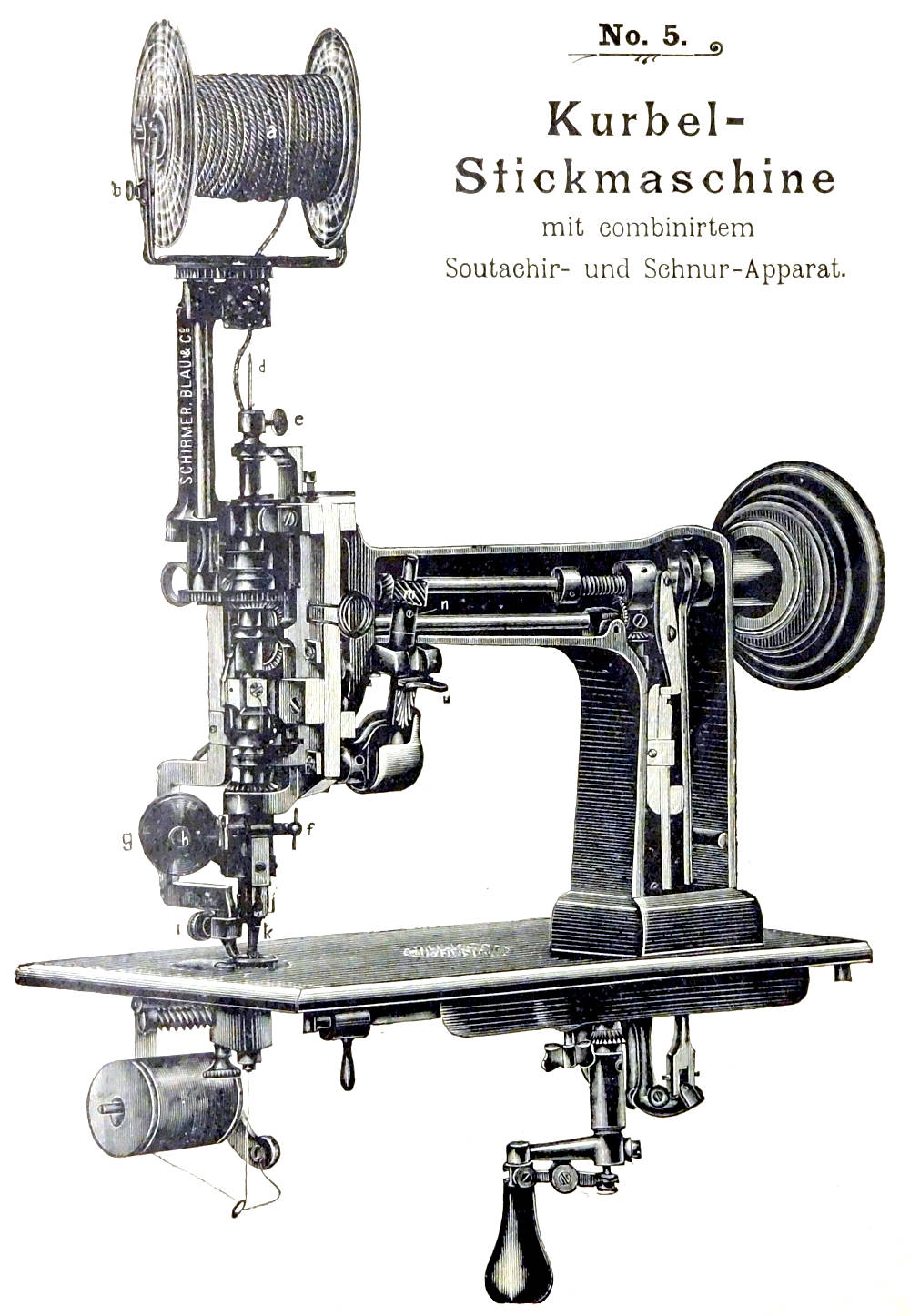 schirmer, blau - co: nr. 5