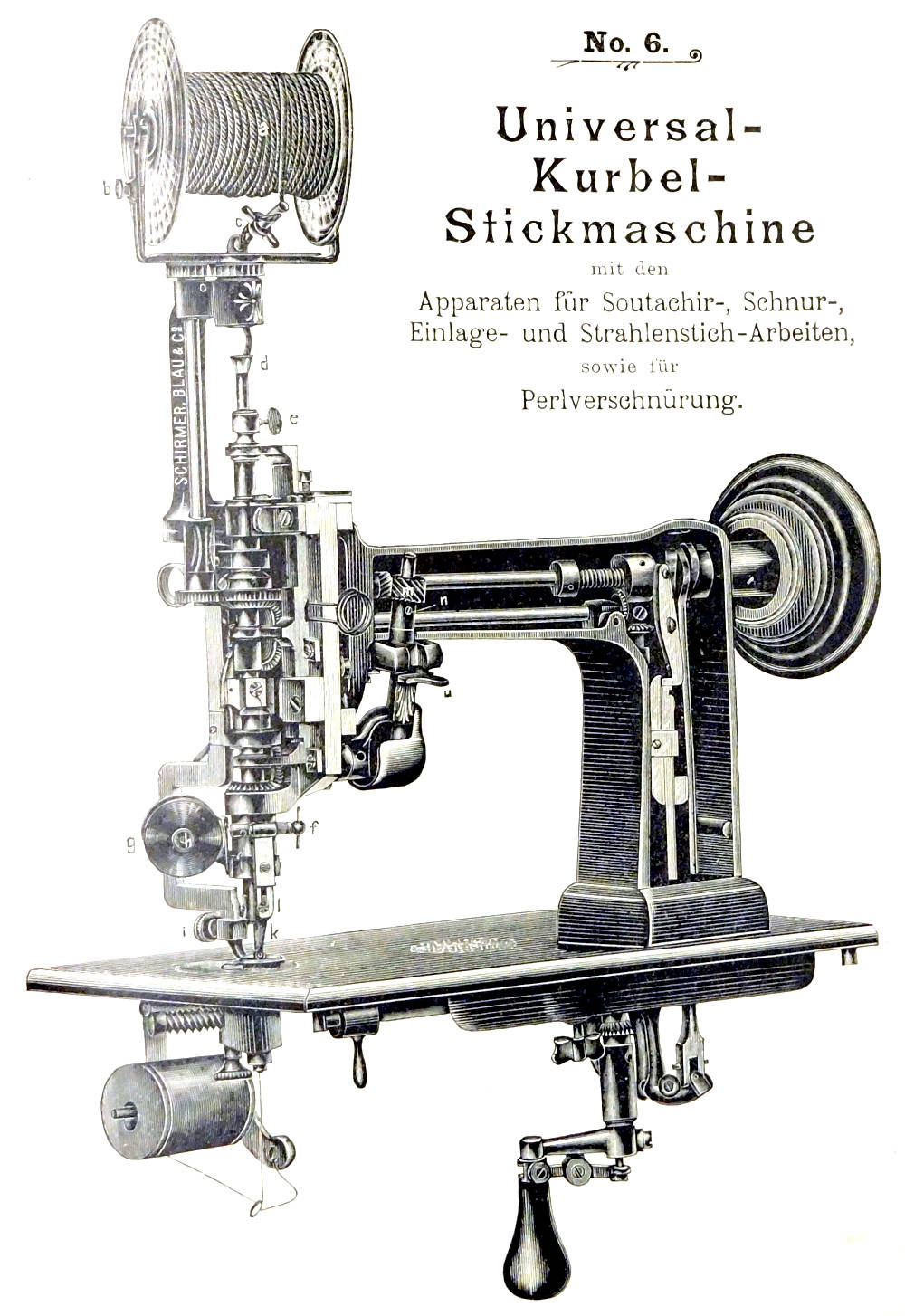 schirmer, blau - co: nr. 6